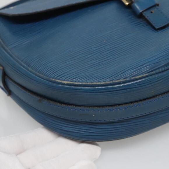 LOUIS VUITTON Epi June Feuille Shoulder Bag Blue M52155 - Picture 11 of 16